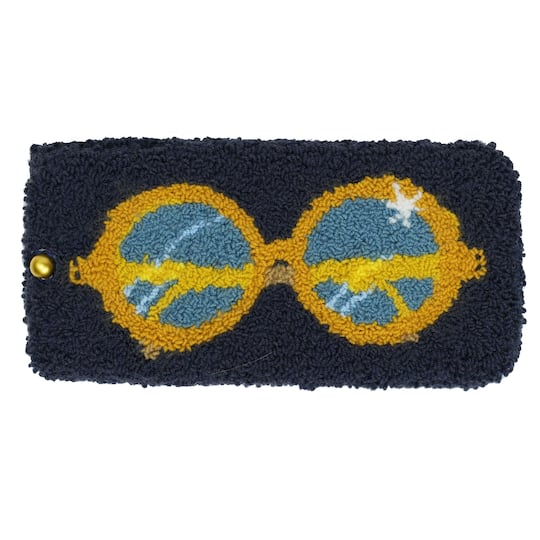 Jonathan Adler x Michaels Round Glasses Punch Needle Case Kit